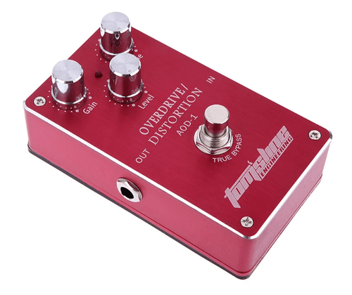 פדל דסטורשין / אובר דרייב קומפקטי לגיטרה - (Overdrive/Distortion (AOD-1 מבית Aroma