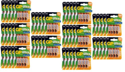 מארז 320 סוללות AA אולטרה אלקליין GP ULTRA alkaline מלאי מיידי