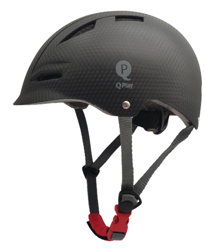 קסדה MANBO בטיחותית לילדים עם חורי אוורור לאופנים / קורקינט / סקטים לגיל 3-8 - שחור