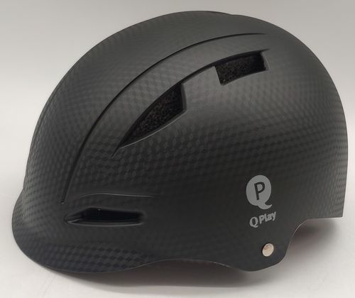 קסדה MANBO בטיחותית לילדים עם חורי אוורור לאופנים / קורקינט / סקטים לגיל 3-8 - שחור