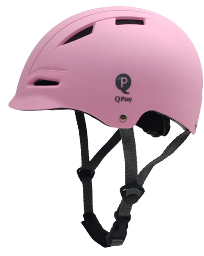 קסדה MANBO בטיחותית לילדים עם חורי אוורור לאופנים / קורקינט / סקטים לגיל 3-8 - ורוד