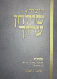 קיצור שולחן ערוך הרב שלמה אבינר