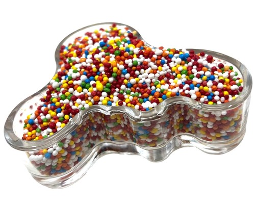סוכריות קישוט צבעוני מזרה קטנות 1 ק''ג Mixed Round Sprinkles