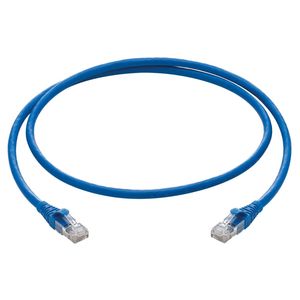 כבל CATE6 PATCH CORD 0.3M BLUE