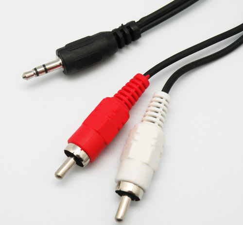 כבל 3.5MM TO 2xRCA 10M