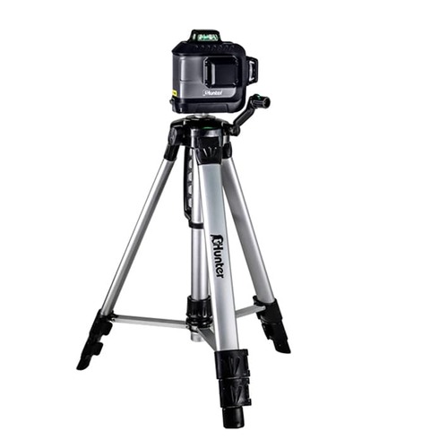 חצובה 1.2 מטר לפלס לייזר ירוק 3D תוצרת HUNTER