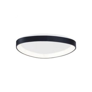 גוף תאורה צמוד תקרה אמורפי מונאקו C2 80W CCT קוטר 85 ס"מ-שחור IG