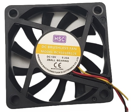מאוורר 12V 60X60X10mm