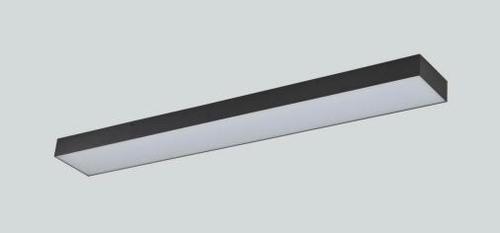 צמוד תקרה מלבני צר Tri-Color  15X120 CM 60W שחור IG