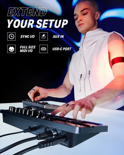 סינטיסייזר בס אנלוגי וסיקוונסר B1 מקט EC3351 מבית DONNER