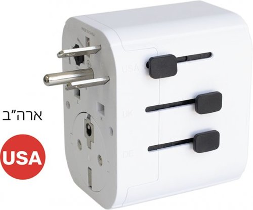  מתאם נסיעות אוניברסלי תקני Wise Electric UTA-1