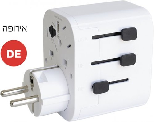  מתאם נסיעות אוניברסלי תקני Wise Electric UTA-1