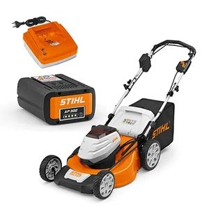 מכסחת דשא נטענת 36V נסיעה עצמית מקצועית רוחב כיסוח 51 ס"מ + סוללה ומטען  דגם RMA 510 V KIT סטיל