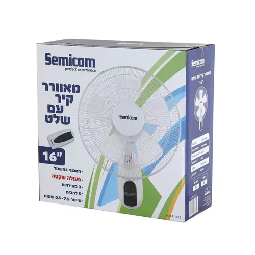  מאוורר קיר ''16