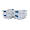 דניאל 15 - סט 4 ארגזי אחסון עשויים פלסטיק קשיח בנפח 12 ליטר 