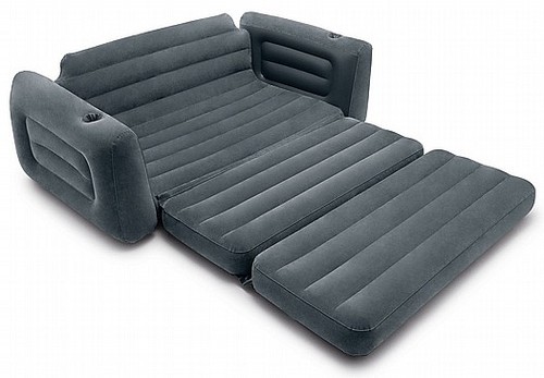ספה מתנפחת INTEX הנפתחת למיטה זוגית, מקט 66552