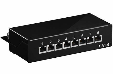 פאץ פאנל Patch Panel 8 Port + RG45