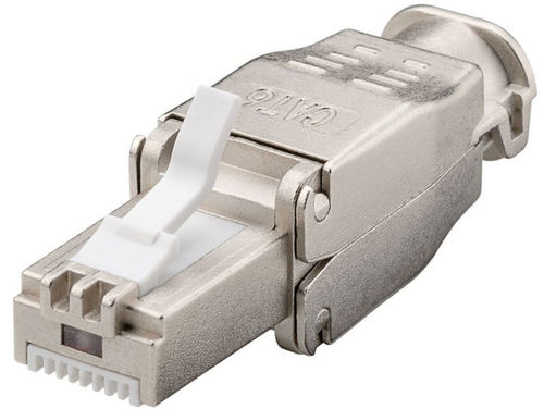 מחבר זכר CAT6A UTP צהוב 100 בחבילה
