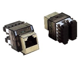 שקע לפאנל מסוכך קיסטון RJ45 Cat5E