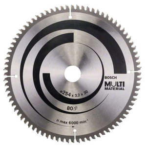 להב Multi Material לעץ ואלומיניום "10 - 80 שיניים Bosch 2608642201