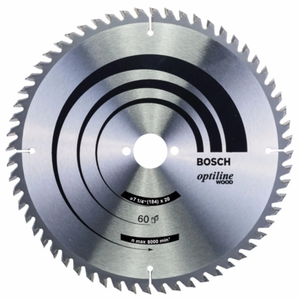 להב Optiline Wood לעץ "7.25 - 60 שיניים Bosch 2608640854
