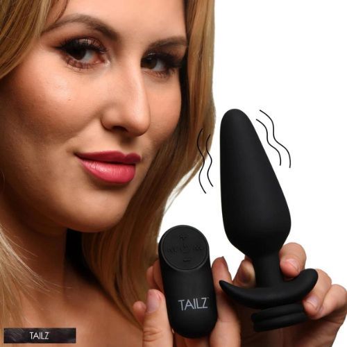 פלאג אנאלי נטען ורוטט מסיליקון עם 10 מצבי רטט XR Brands Snap ON