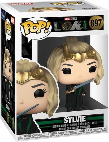 POP Marvel: Loki - Sylvie w/ Cape (אקסקלוסיבי מדבקה כסופה)