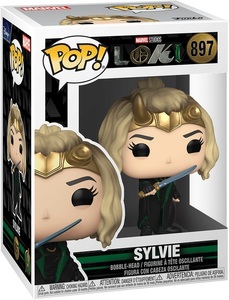 POP Marvel: Loki - Sylvie w/ Cape (אקסקלוסיבי מדבקה כסופה) Funko