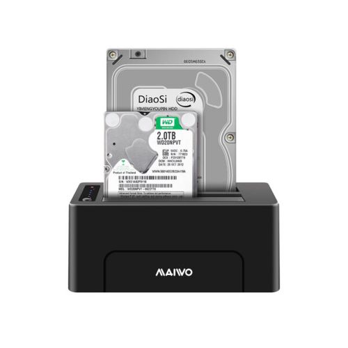 Dual Bays Hard Drive Docking Station תחנות עגינה לדיסקים