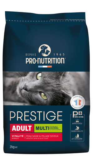 פרסטיז' לחתולים עוף והודו 10 קילו PRO NUTRITION
