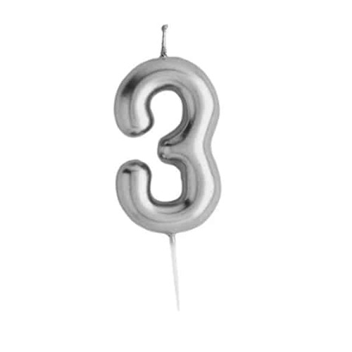 נר מספר 3 - כסף