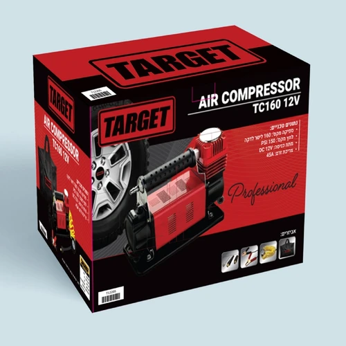 מדחס 12V דגם TC160  טרגט TARGET