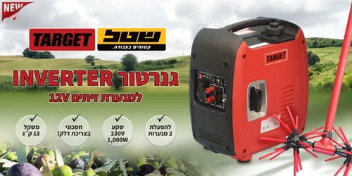 גנרטור אינוורטר 1000W מושתק דגם TG-12VIS T42013