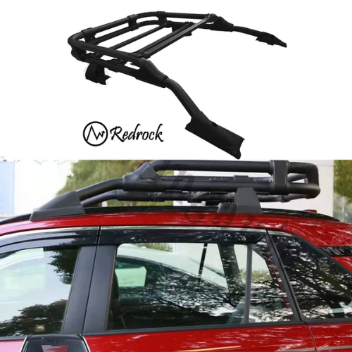 גגון עריסה לרכב טיוטה ראב 4 2019 > אלומיניום מחוזק דגם מקורי מפואר פתוח מקדימה עשוי מוטות מעוגלים REDROCK