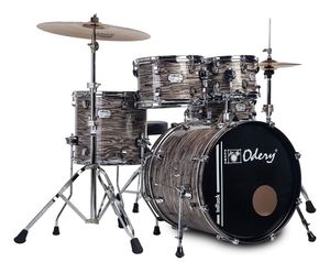 מערכת תופים 5 חלקים + איבזור וכסא 20" סדרת inRock בצבע Lunar Tiger מבית Odery-(Brazil)