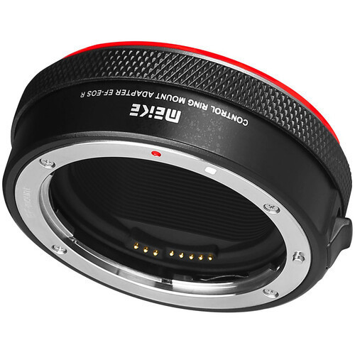 מתאם עדשה Canon EF ל Meika כולל טבעת שליטה בפוקוס