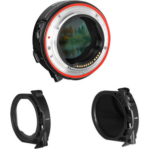 מתאם עדשות Canon EF ל Meike Canon RF עם פילטר VND