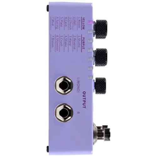 פדל ריברב סטריאו עם 2 לחצנים Mooer R7 X2 Reverb