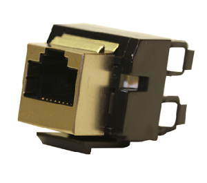 מתאם נקבה רשת CAT5 לגבס KEYSTON