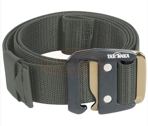 חגורת טיולים אלסטית אפורה  TATONKA - 38mm
