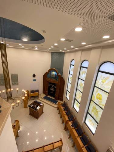 תמונה להמחשת יישום בפרויקט בית כנסת שירת תימן בשומרון