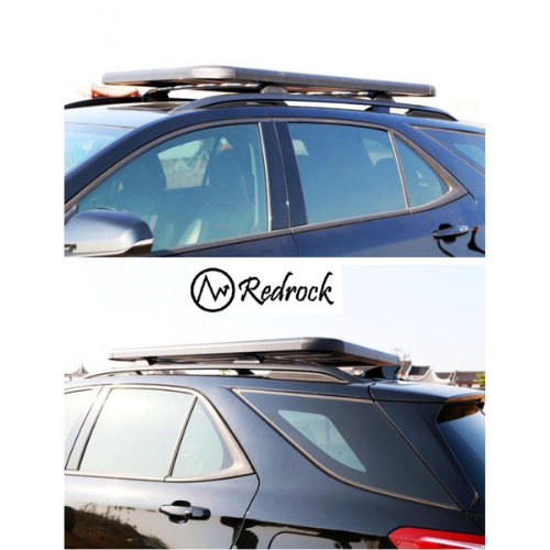 גגון עריסה שטוח לרכב עריסה שטוחה אלומיניום מחוזק דגם אוניברסלי כולל מסגרת צבע שחור מידה 147X100 ס