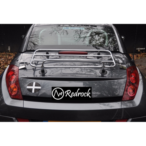 גגון תא מטען אחורי לרכב דגם עריסה אלומיניום אוניברסלי אינו מחליד מידה 115X33 ס