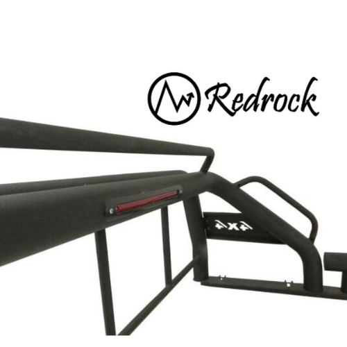 קשת העמסה לרכב איסוזו די מקס מוטות פלדה מגולוון שחור כולל גגון עריסה לתוספת העמסה על הקשת תוצרת רדרוק REDROCK