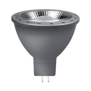 נורת דקרוייקה לד אפורה GU5.3 7W אור קר 38° MR16 Nisko