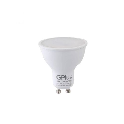 נורת לד 8W 230V GU10 אור חם CRI 95 GP