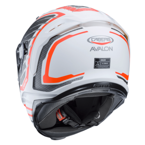 קסדה מלאה CABERG AVALON כתום\לבן
