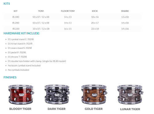 מערכת תופים 5 חלקים + איבזור וכסא 22