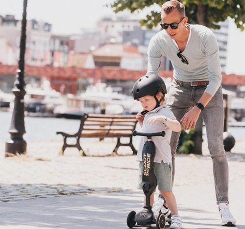 קורקינט רב שלבי ישיבה / עמידה 2 ב 1 דגם 1 Lifestyle עם מונע התהפכות מהדורה מיוחדת