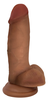 דילדו צבע גוף באורך של 15.2 ס"מ XR Brands -  Jock 6 Inch Dildo 